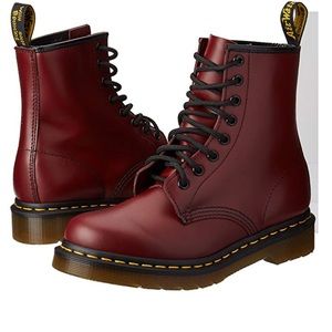 Burgundy Doc Martens!!